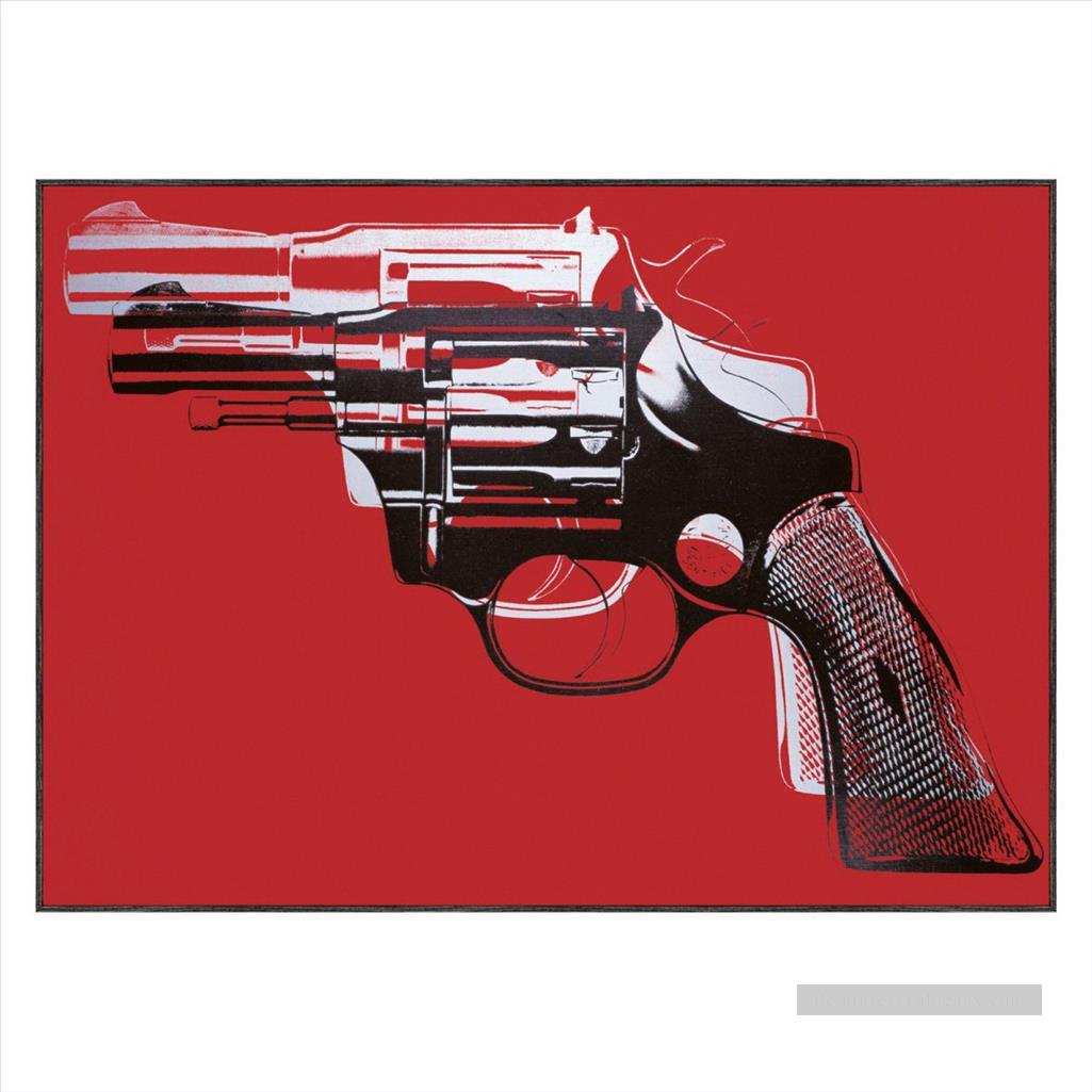 Gun 3 Andy Warhol Oil Paintings